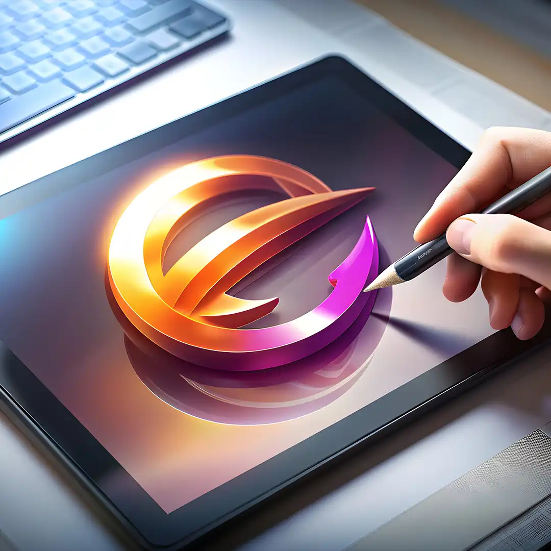 Brand identity design visual