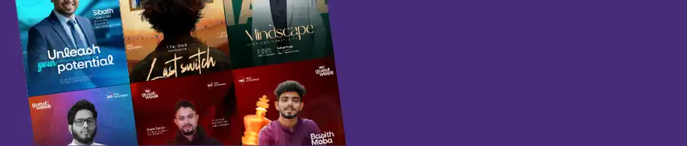 Social media setup banner