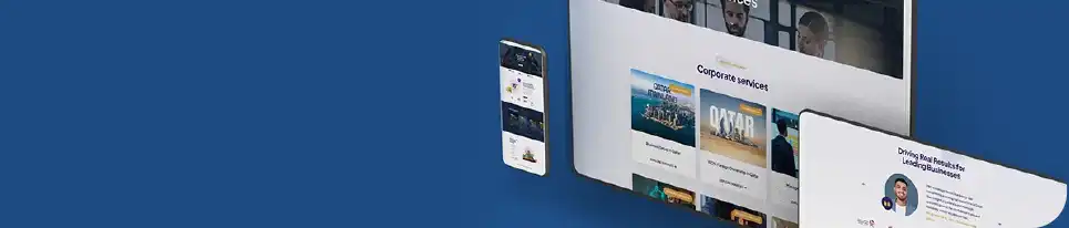 Website design banner